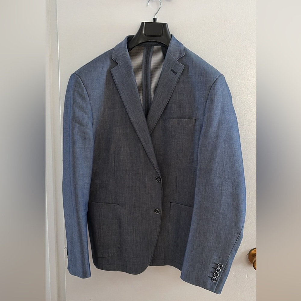 Men’s Bosco Uomo chambray sports jacket size 46R